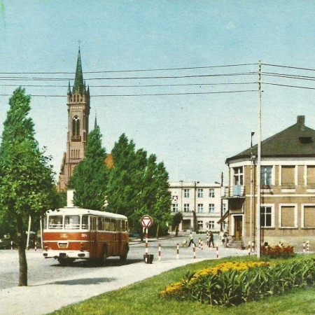 widok kościoła - lata 70. XX wieku