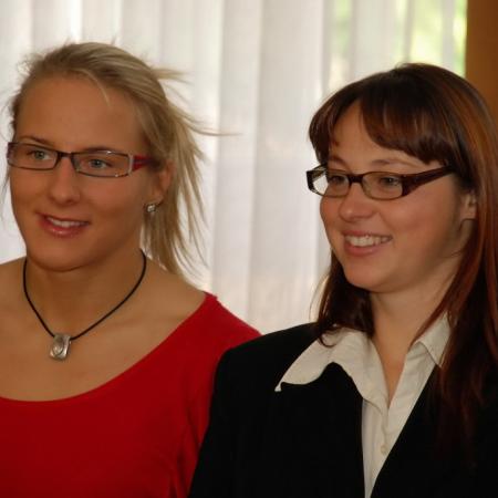 Agnieszka Wieszczek (z lewej) i Justyna Mospinek (z prawej) - Uczestniczki Igrzysk Olimpijskich w Pekinie (2008)