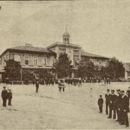 Zdjęcie archiwalne przedstawia Ratusz 1889 r. - Cyfrowa Biblioteka Narodowa