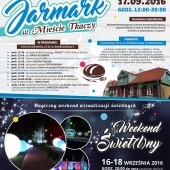 Plakat promujący Jarmark i Weekend Świet(l)ny
