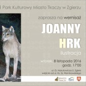Zaproszenie na wernisaż wystawy Joanny Hrk