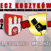 Plakat promujący mecz