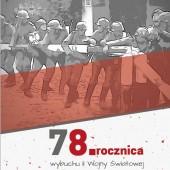 Plakat informujący o obchodach rocznicy wybuchu II Wojny Światowej w Zgierzu