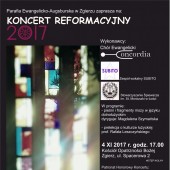 Plakat promujący koncert