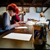 Liczenie zebranych pieniędzy w Muzeum Miasta Zgierza