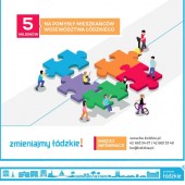 Plakat promujący Budżet Obywatelski Samorządu Województwa Łódzkiego 2018