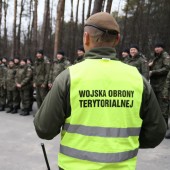 Ochotnicy do 91 batalionu lekkiej piechoty WOT w Zgierzu