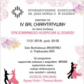 Plakat promujący bal