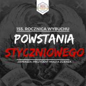 Plakat z programem uroczystości