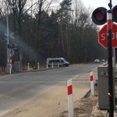 Przejazd kolejowy w Zgierzu - fot. Komenda Powiatowa Policji w Zgierzu