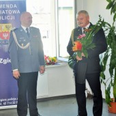 Uroczyste pożegnanie Komendanta Powiatowego Policji w Zgierzu