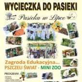 Plakat informacyjny z programem wycieczki