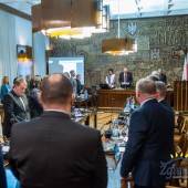 Uroczyste odczytanie oświadczenia podczas sesji Rady Miasta Zgierza w dn. 17.01.2019 r.