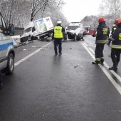 Miejsce wypadku - fot. Komenda Powiatowa Policji w Zgierzu