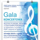 Plakat promujący koncert