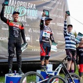 Artur Miśkiewicz na 1 miejscu podium