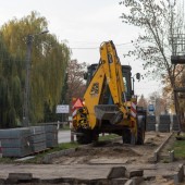 Prace remontowe chodnika na ul. 3 Maja