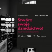 Grafika promująca Wood Design Festiwal