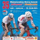 plakat wyścigu kolarskiego