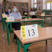 Maturzyści w SLO im. R. Traugutta - 04.05.2021 r.