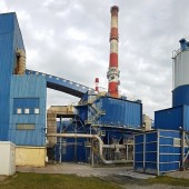 Budynek zgierskiej elektrociepłowni przy ul. Energetyków 9