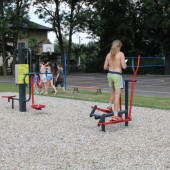 Plac przy ul. Kasztanowej po zakończeniu inwestycji