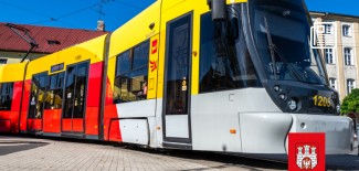 tramwaj na pl. Kilińskiego w Zgierzu