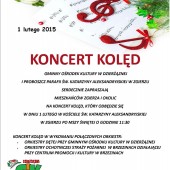 Koncert kolęd plakat