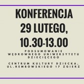 Konferencja w CKD plakat