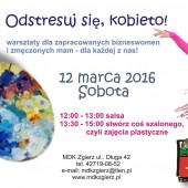 "Odstresuj się, kobieto!" plakat