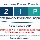 konto w ZIP plakat