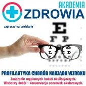 Plakat promujący Akademię Zdrowia