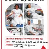 Oddaj krew, ocal życie... plakat