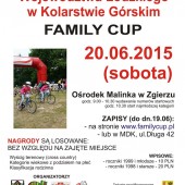FAMILY CUP 2015 w Kolarstwie Górskim plakat