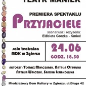 Premiera spektaklu "Przyjaciele" plakat
