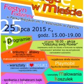 Wakacyjny festyn rodzinny plakat