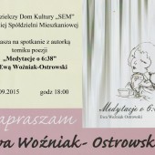 Spotkanie autorskie plakat