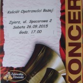 Koncert w Parafii E-A plakat