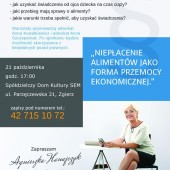 warsztaty alimentacyjne plakat