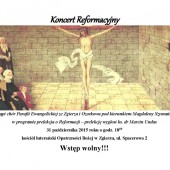 Koncert Reformacyjny plakat