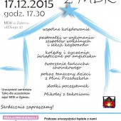 Wigilia w MDK plakat