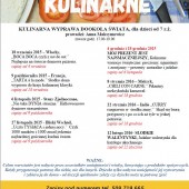 warsztaty kulinarne plakat