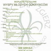"Wyspy Młodych Odkrywców" plakat