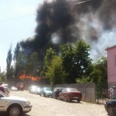 Zdjęcie pożaru - fot. nadesłane przez Czytelnika EZG24