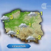 Mapa pogody - fot. TVN Meteo