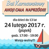 Plakat promujący bal
