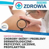 Plakat promujący Akademię Zdrowia