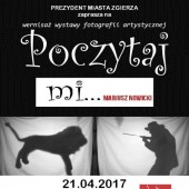 Plakat promujący wernisaż wystawy