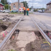 Remont torowiska tramwaju linii 46 - ul. Śniechowskiego