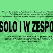 Plakat promujący koncert